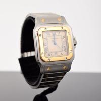 Santos de Cartier Galbee Two-Tone Watch - Sold for $3,250 on 11-07-2021 (Lot 630).jpg